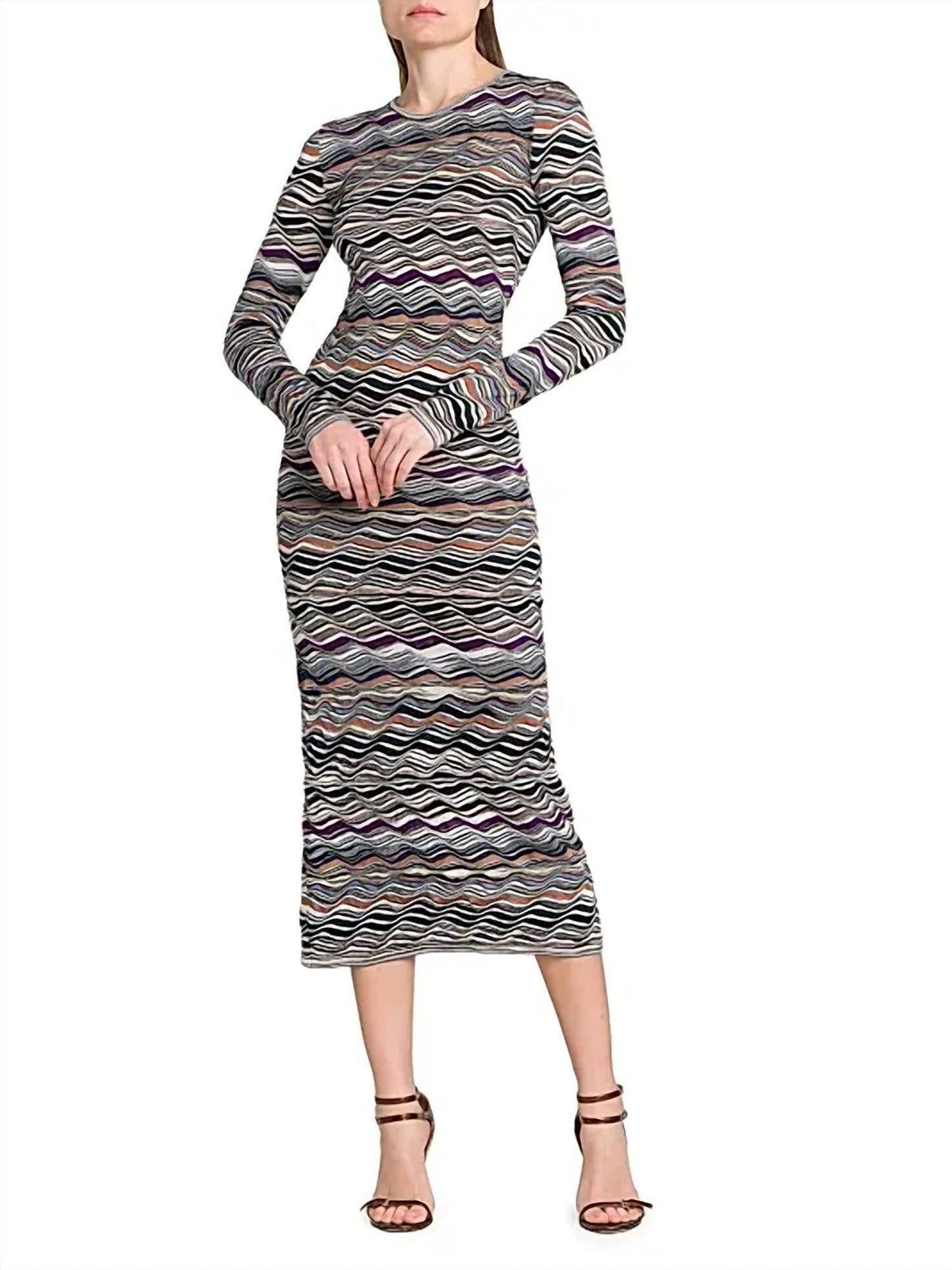 Missoni - Zig-zag Knit Midi Dress