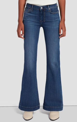 7 For All Mankind - Tailorless Slim Illusion Flared Leg Denim Jean
