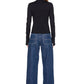 Susana Monaco - Mock Neck Thumb Hole Long Sleeve Top