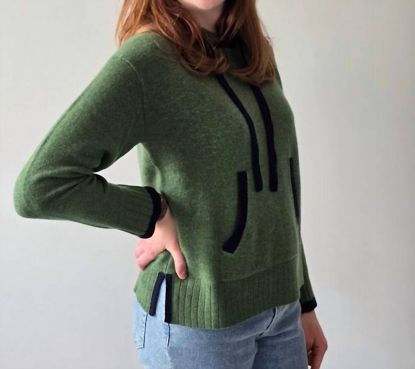 Alashan Cashmere - Piper Hoodie With Tipping