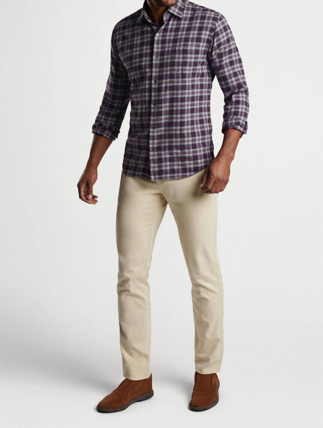 Peter Millar - Camisa esportiva de algodão Maywood