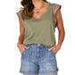 Democracy - Flutter Sleeve Top