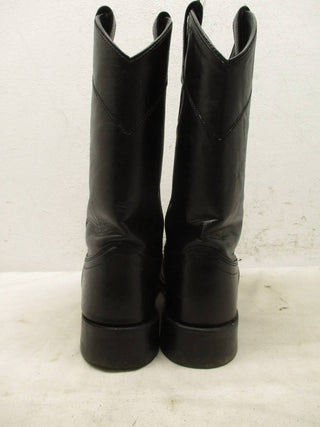 Velho Oeste - Botas de cowboy estilo corda de couro femininas