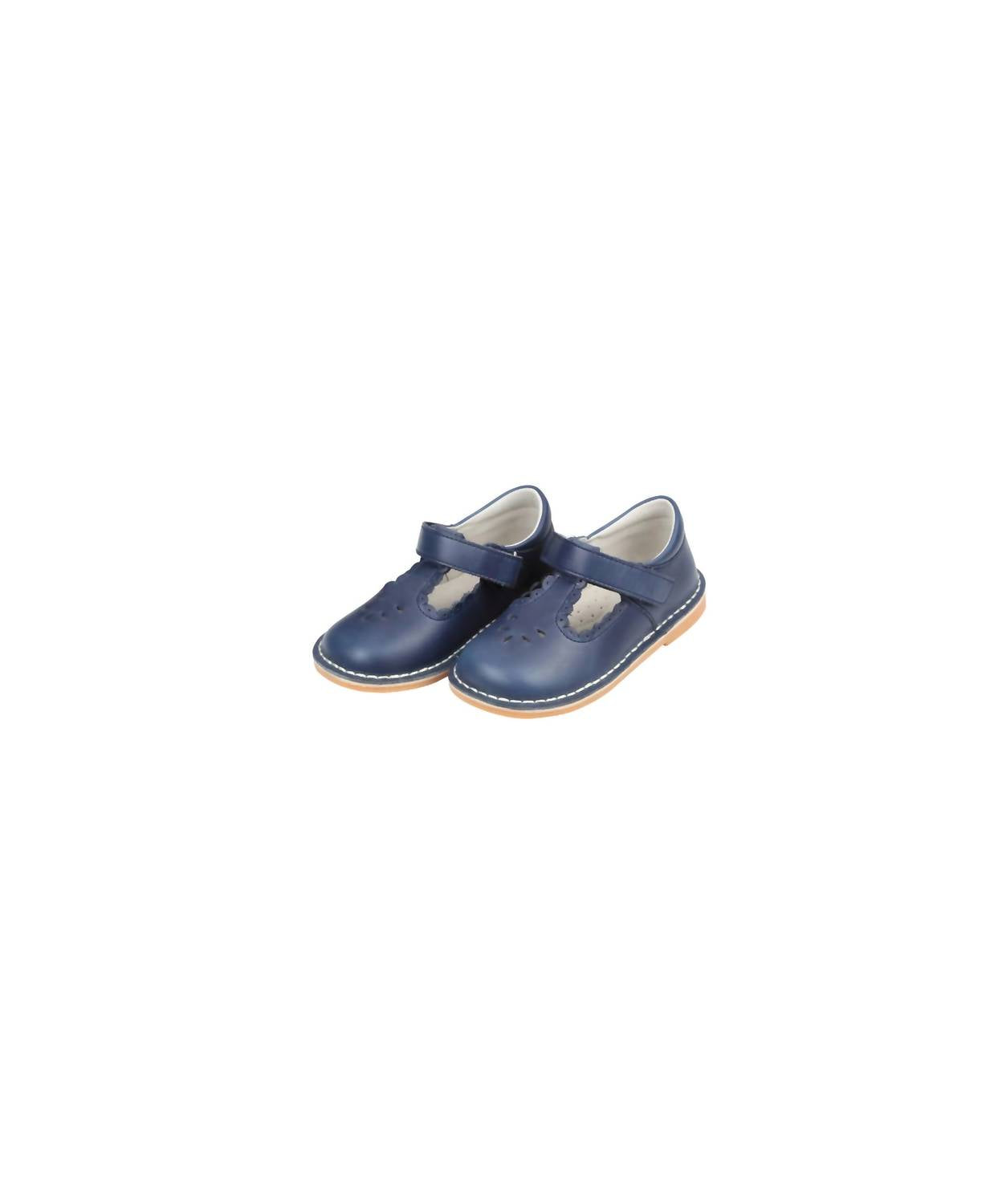L'Amour - Baby Girl Angie Scalloped Mary Jane Shoes