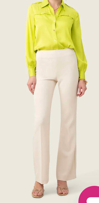 Trina Turk - calça creme chimayo