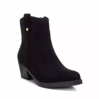 Xti - Botas femininas de camurça estilo western italiano
