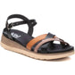 Xti - Women's Low Wedge Strappy Sandals