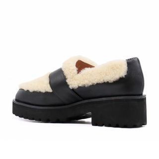 All Black - Women's Sherpa Loafer