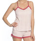 Twelve Eighty Eight - Bridgette Racerback Camisole Boxer Pajama Set