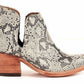 Ariat - Women's Western Leather Distressed Snake Dixon Bootie Boot