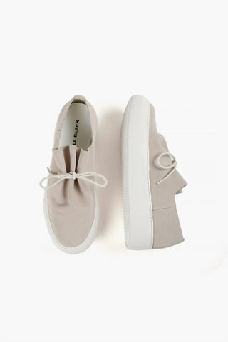 All Black - Women's Gathered Sneaker