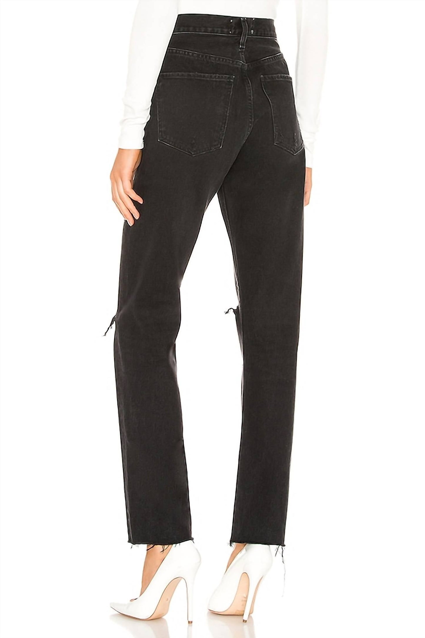 Agolde - Cherie High Rise Straight Jeans