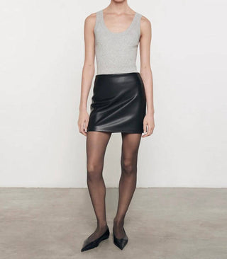 Enza Costa - Regata de malha Pointelle de algodão e cashmere