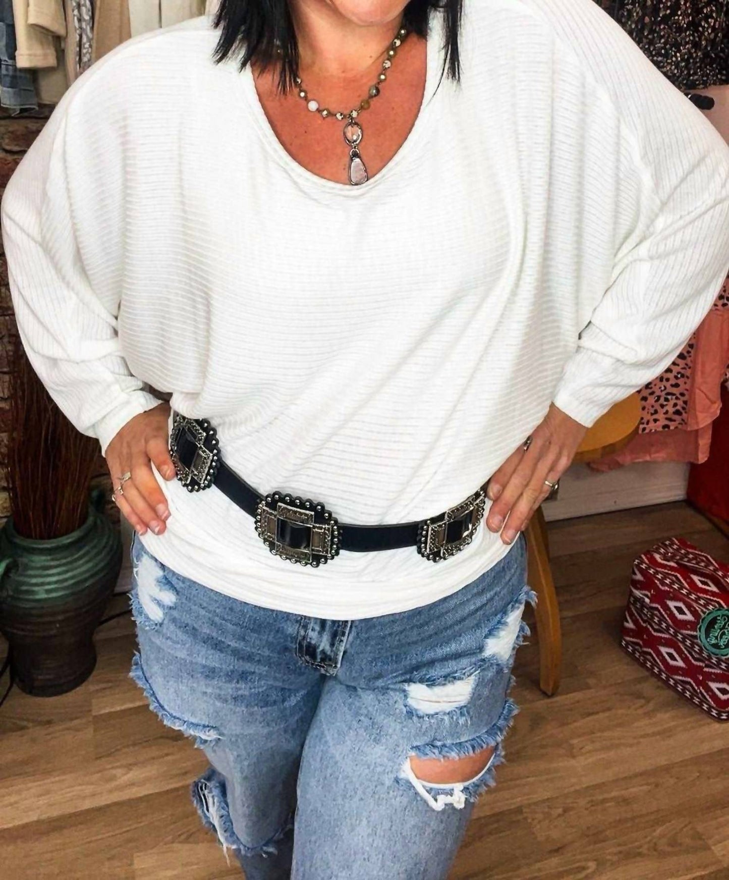 Zenana - Cala Drop Shoulder Sweater