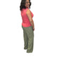 Risen - High Rise Wide Leg Tencel Cargo Pants