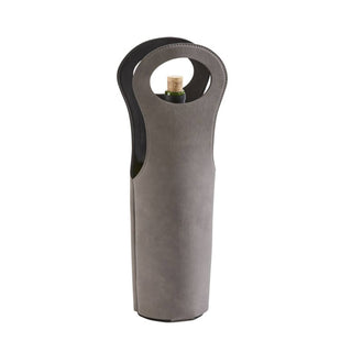 Creative Gifts International - Porta-vinhos em couro sintético - 14,5"