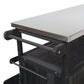Foldable Outdoor Kitchen Island Patio Mobile Kitchen Cart