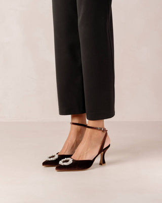 Alohas - Sapatos de salto alto com cristais da Cinderela