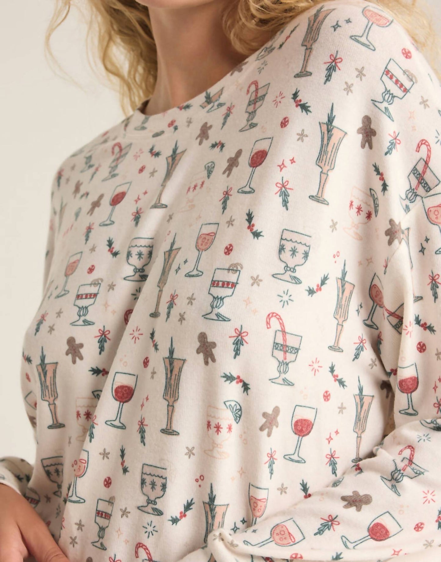 Z Supply - Holiday Spirits Long Sleeve Tee