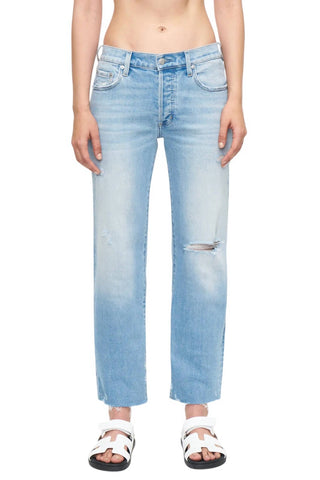 Pistola - Calça jeans reta Maya cintura média