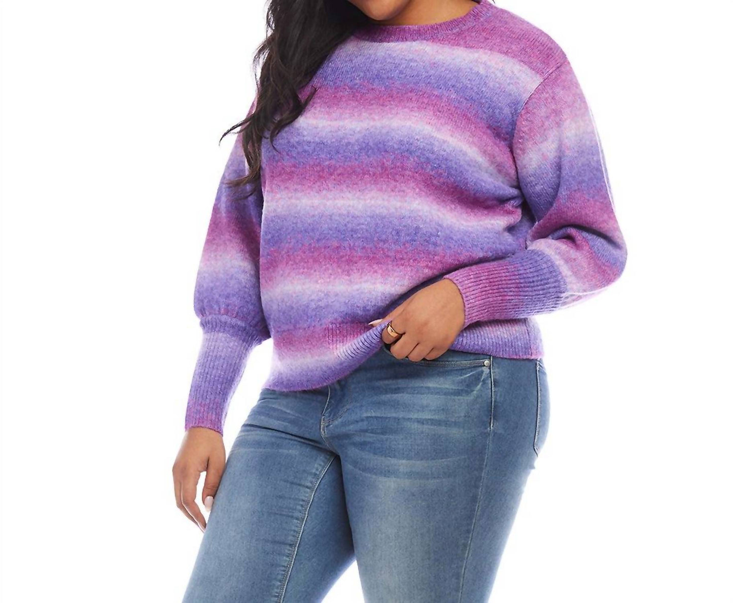 Karen Kane - Plus Size Blouson Sleeve Sweater