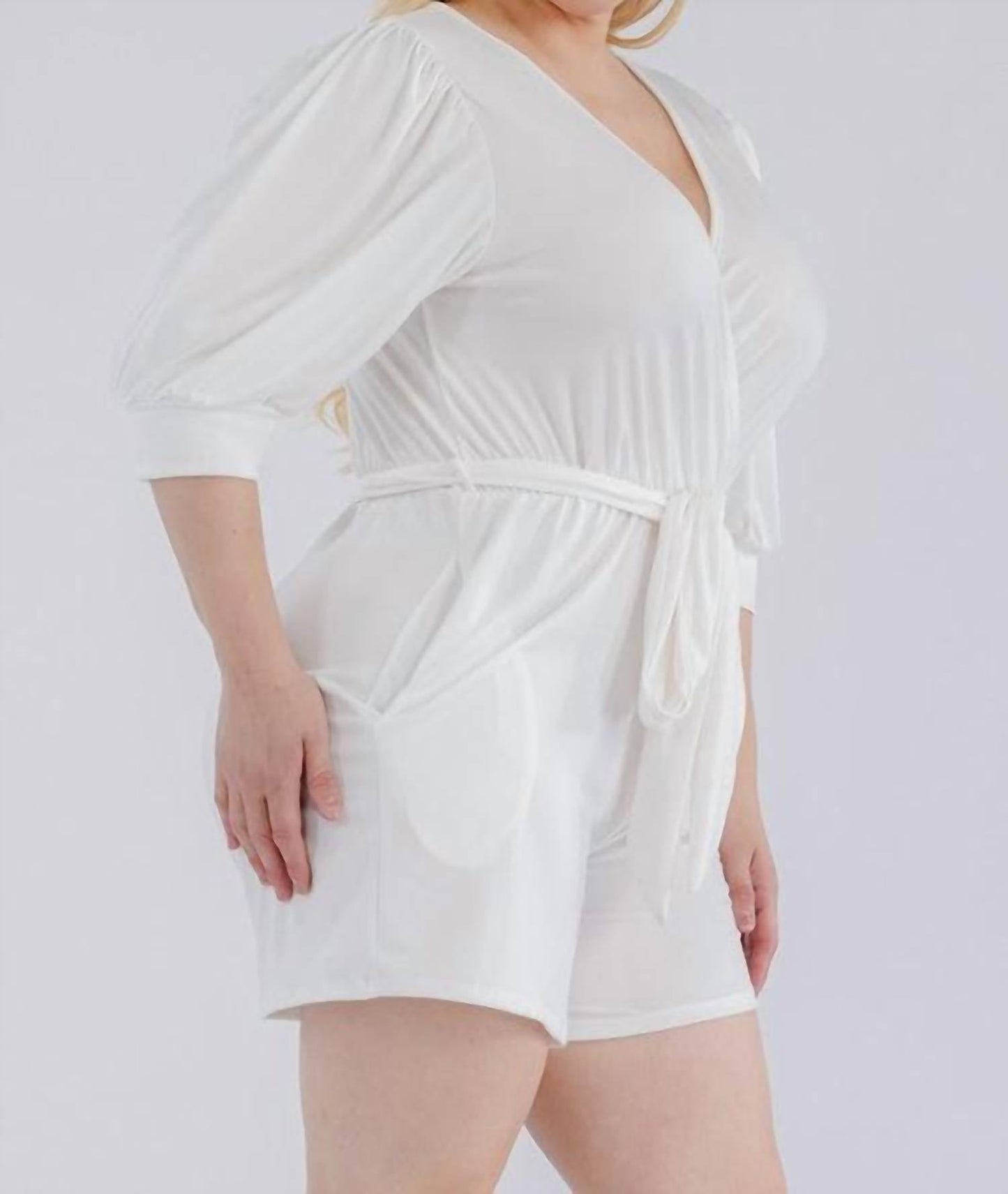 Karen T Design - Tie-up Detailed Romper