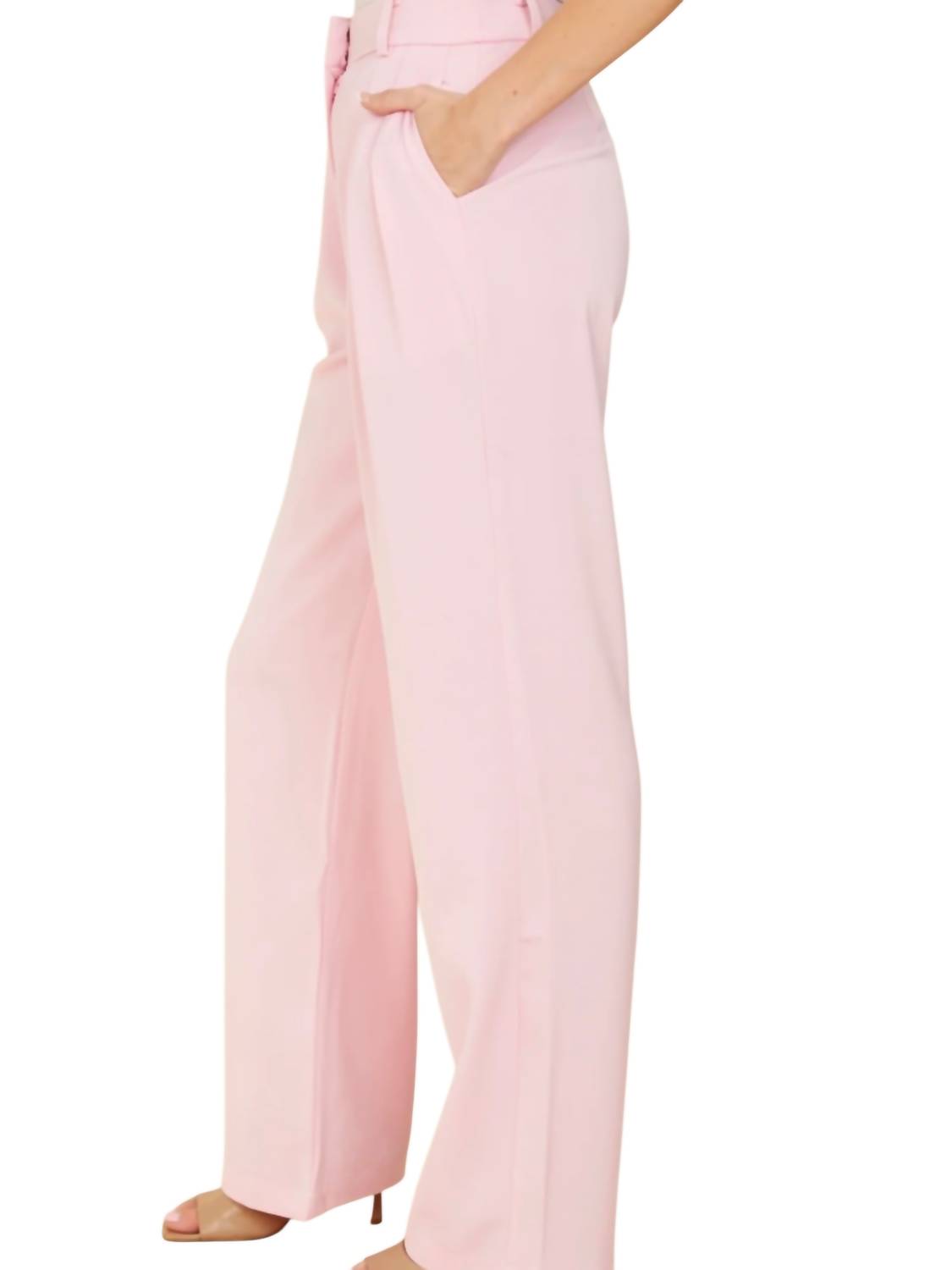 Dolce Cabo - Pleated Wide Leg Pant