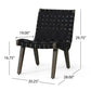 Outdoor 3 Piece Rope Weave Patio Seating Set