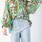 Ee:Some - Printed Long Sleeve Blouse
