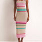 Z Supply - Women's Ibiza Stripe Crochet Sweater Midi Dress
