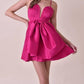 Cason Couture - The Camille Bow Mini Dress