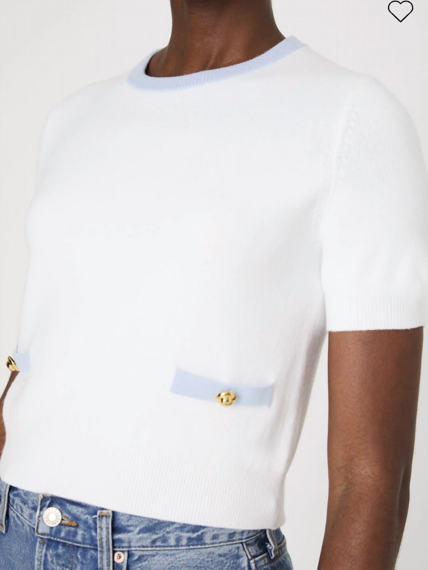 French Connection - Babysoft Short Sleeve Top