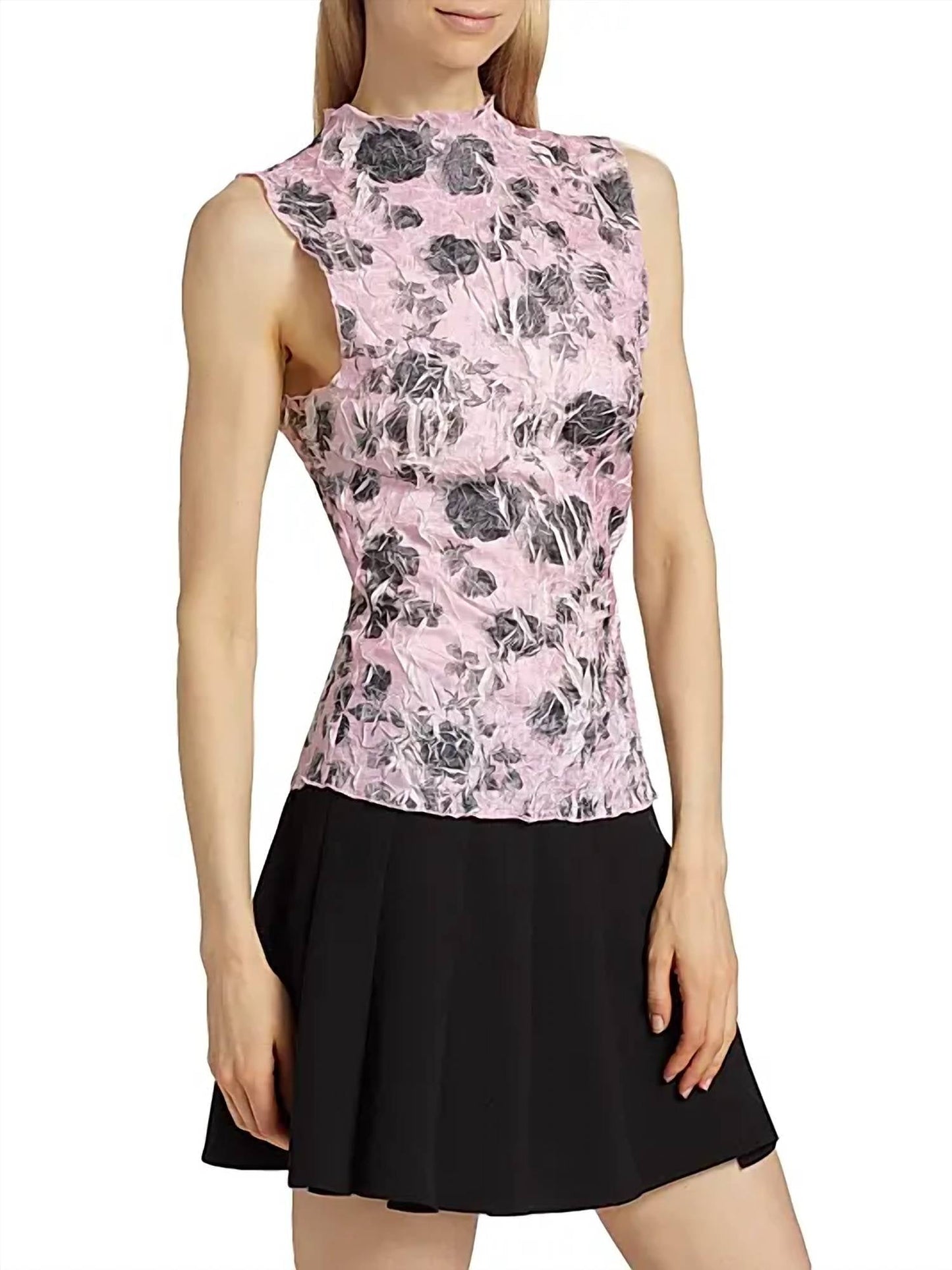 Ganni - Shibori Pleat Top