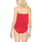 Gottex - Mesh Blouson Bandeau One Piece Swimsuit