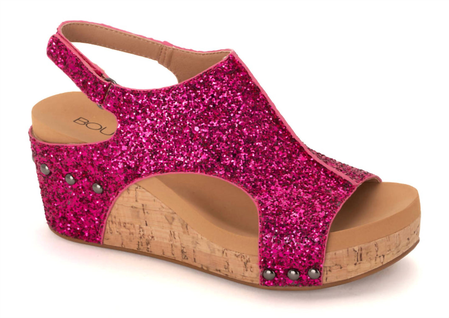 Corkys Footwear - Women's Carley Faux Leather Wedge Sandal