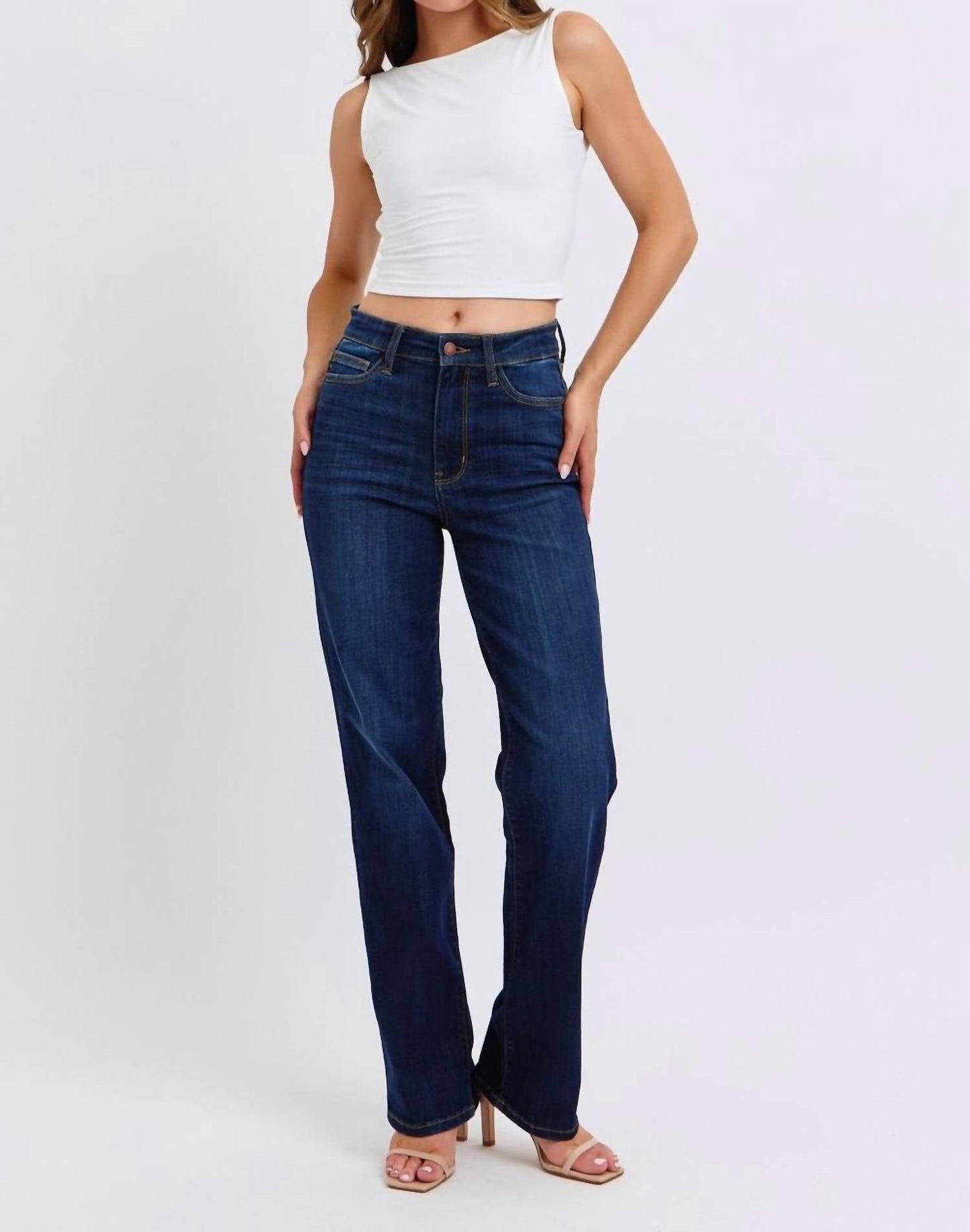 Judy Blue - High Waist Straight Denim Jeans