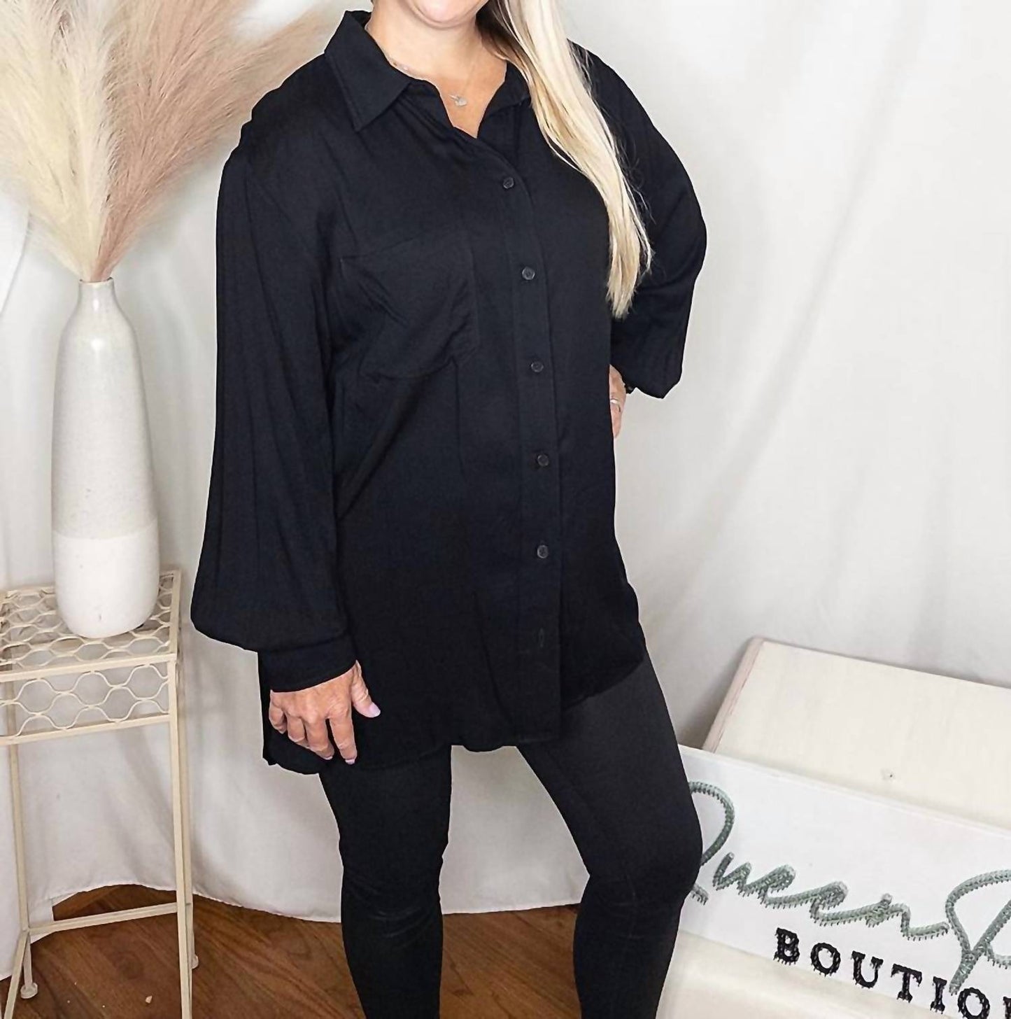 &Merci - Carry Me Away Button Up Top