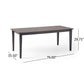 Farmhouse Charm Dining Table With Square Leg