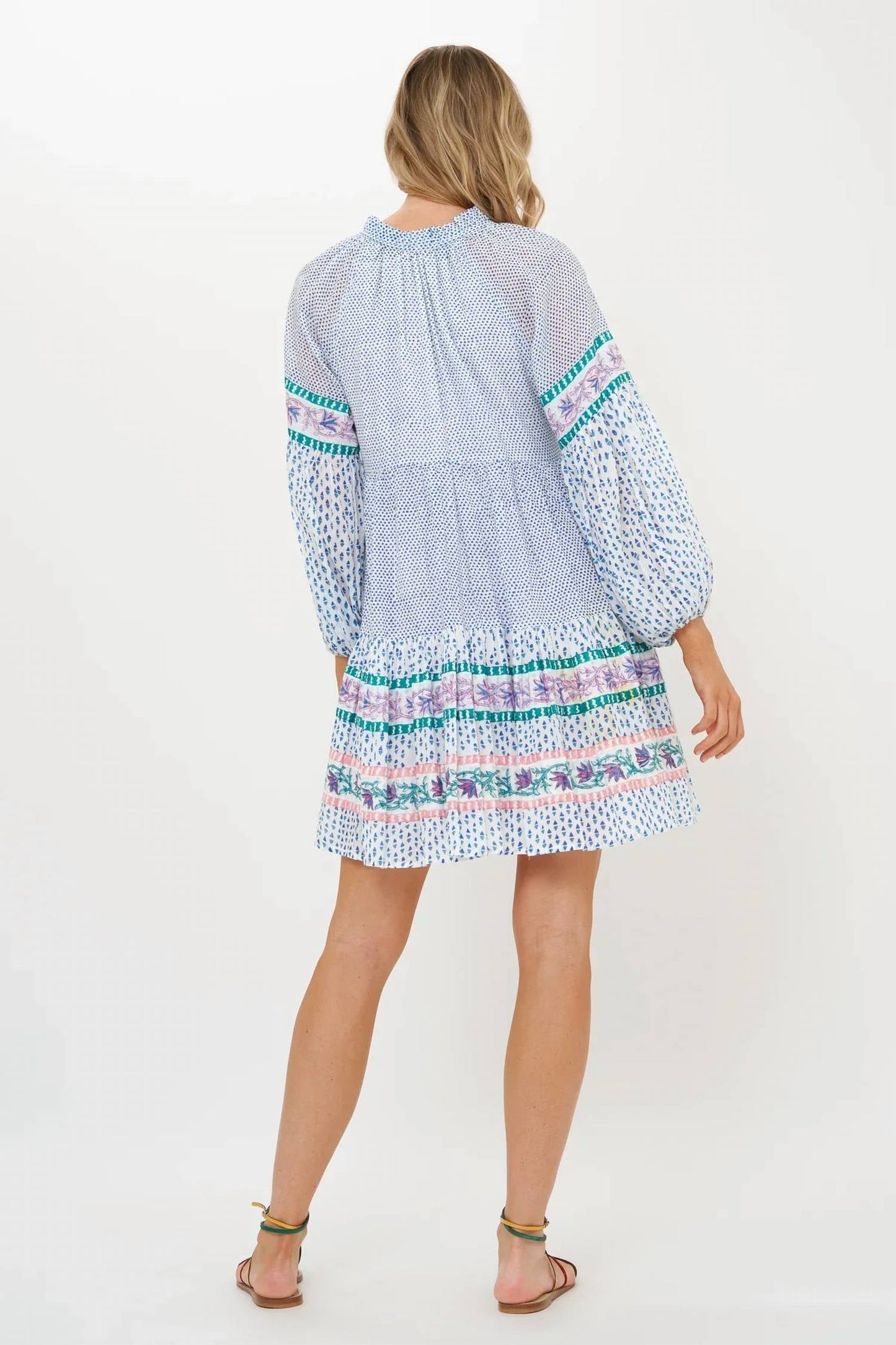 Oliphant - Balloon Sleeve Short Mini Dress