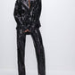 Good American - SEQUIN WIDE LEG PANTS