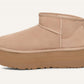 Ugg - Botas plataforma ultra mini clássicas femininas