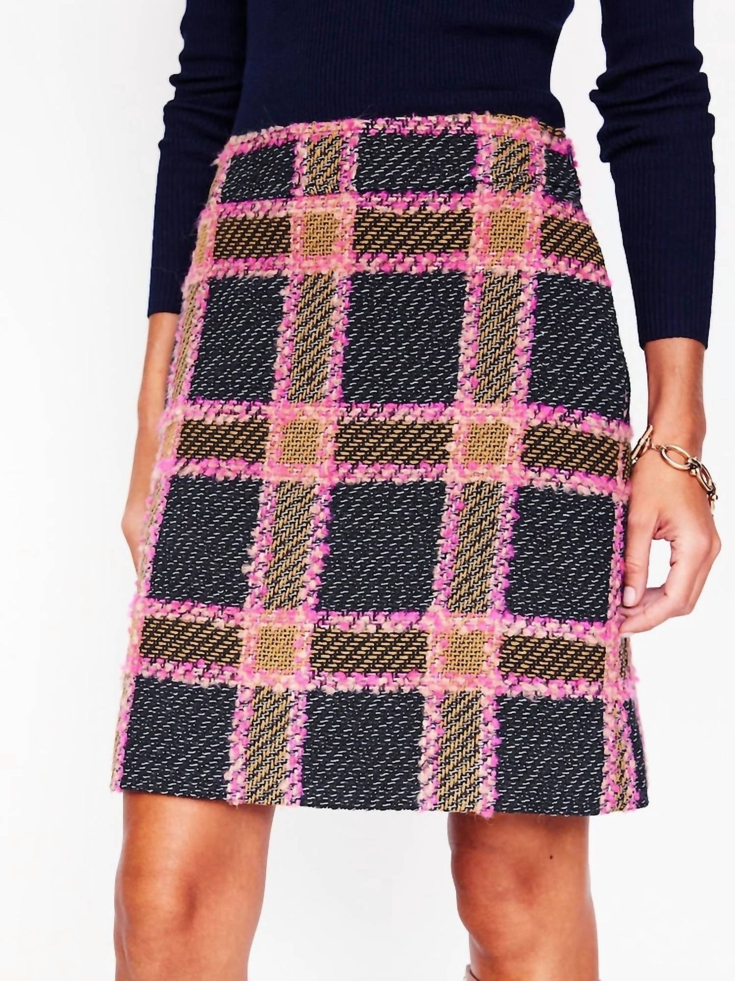 Boden - Estella Check Mini Skirt