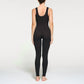 Skims - cotton rib tank jumpsuit scoop neck