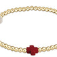 Enewton - Women's Signature Cross Gold Pattern Bead Bracelet