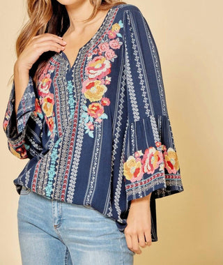 Andree By Unit - South Beach Embroidered Top