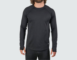 Blackstrap - Camisa de gola redonda Summit Base Layer masculina