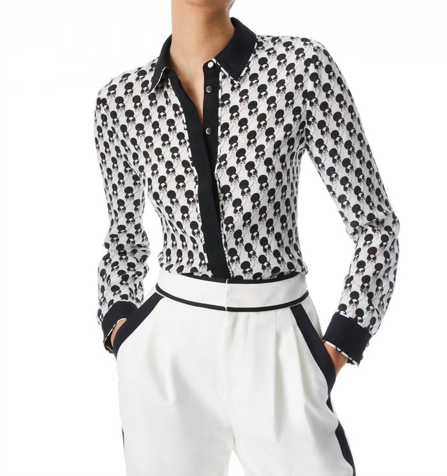 Alice + Olivia - Willa Placket Top