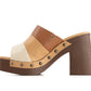 Andrea - Women's Heeled Slide Sandal