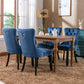 Nikki Collection Modern Tufted Velvet Upholstered Dining Chair Set of 2