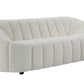 Osmash Teddy Sherpa Sofa - White